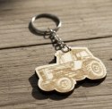 ...Brelok do kluczy TRAKTOR Ciągnik - Drewno Sklejka 3mm | Prezent Rolnik