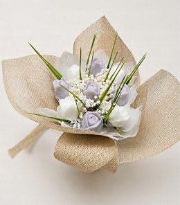 Bukiet mydlany mydełka handmade - prezent, dekoracja,kolory i zapachy