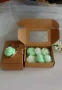 Dekoracyjne mydełka kwiaty-Trawa cytrynowa handmade, prezent, podziękowanie