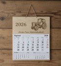 Kalendarz Drewniany 2026 Ursus C-360 | Personalizowany | Prezent